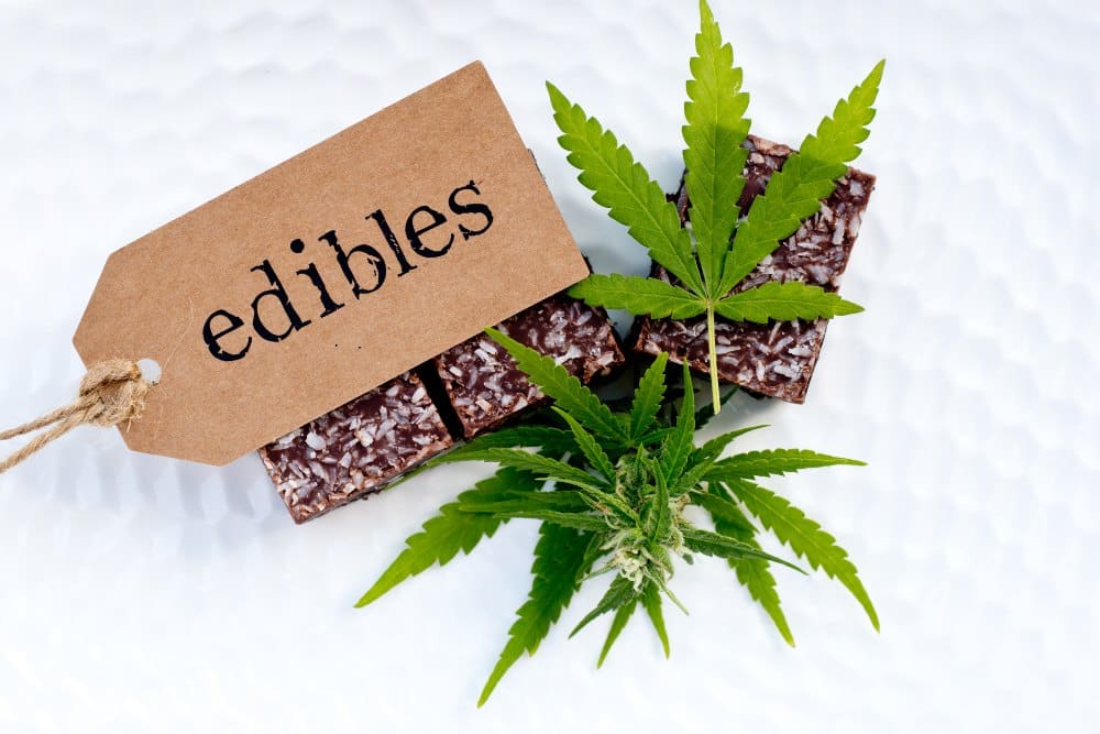 Edibles infused with cannabis