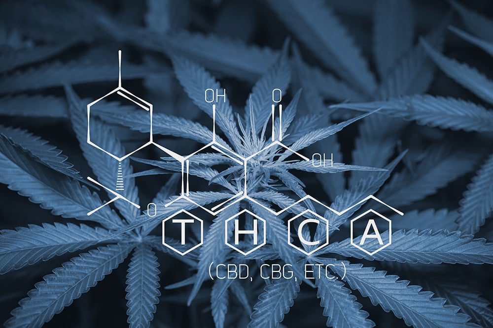 Marijuana compound formula THCA